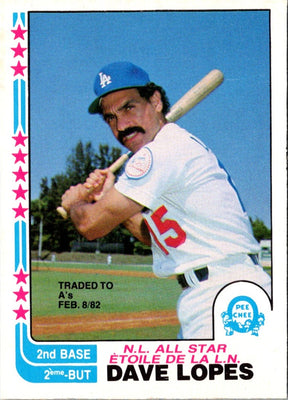 1982 O-Pee-Chee Dave Lopes #338