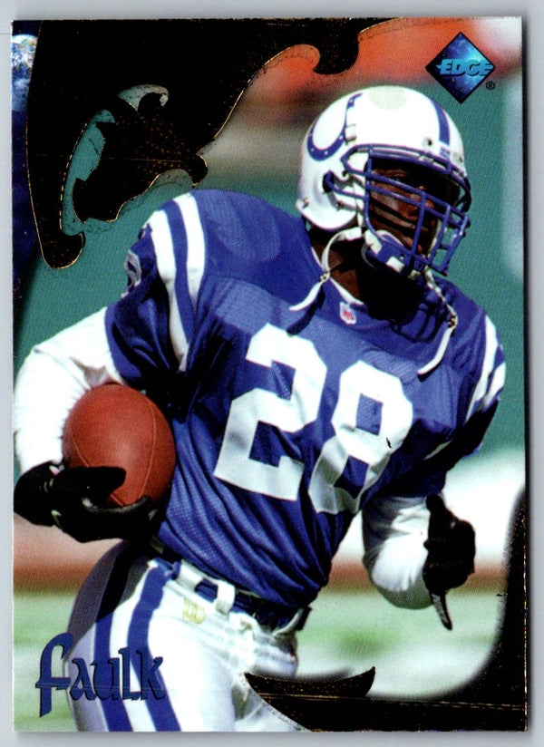 1997 Collector's Edge Excalibur Marshall Faulk #58