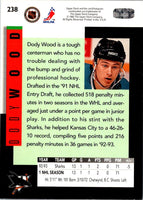 1993 Upper Deck Dody Wood #238 Rookie