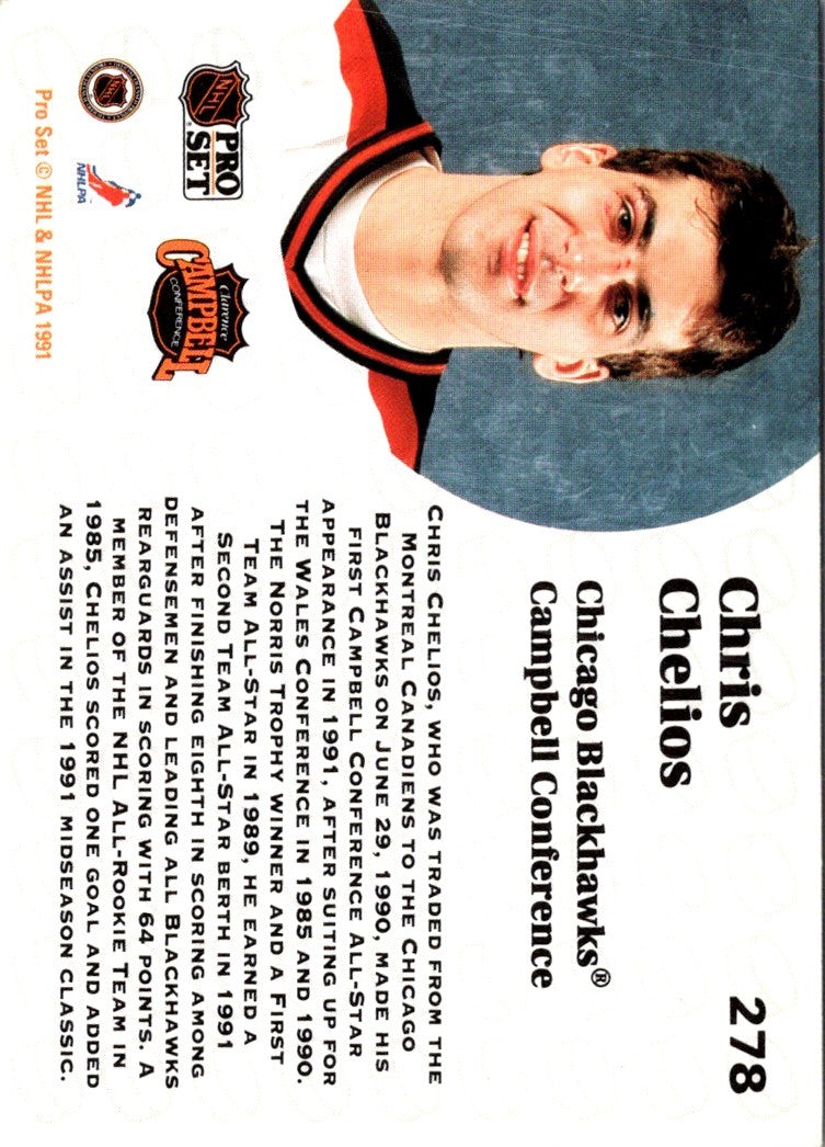 1991 Pro Set Chris Chelios