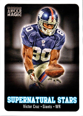 2012 Topps Magic Supernatural Stars Victor Cruz #SS-VC