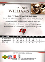 2007 Upper Deck First Edition Cadillac Williams #92