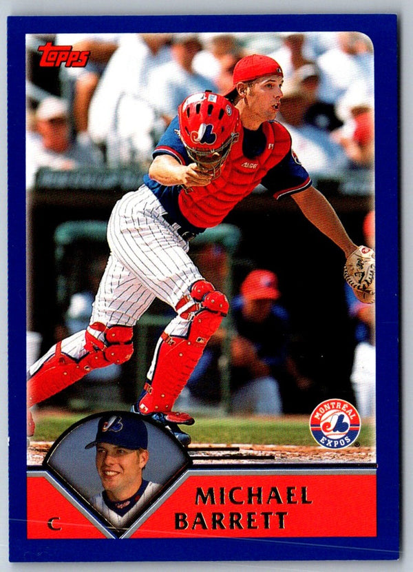 2003 Topps Michael Barrett #255