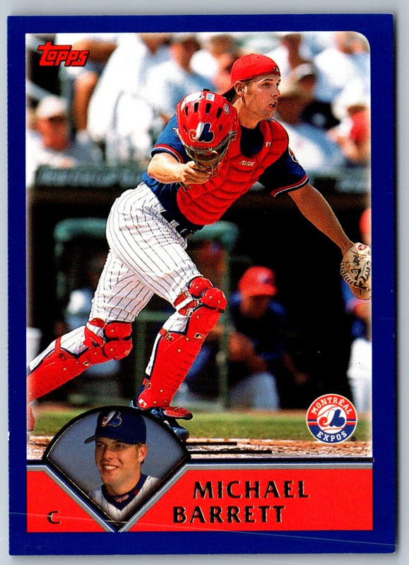 2003 Topps Michael Barrett #255