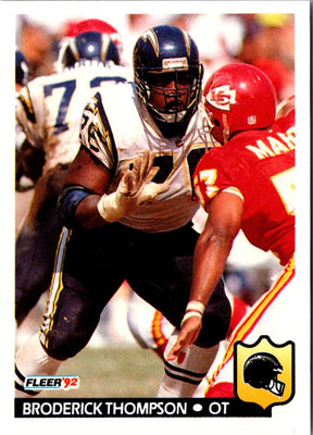 1992 Fleer Broderick Thompson #369