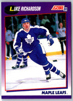 1991 Score American Luke Richardson #139