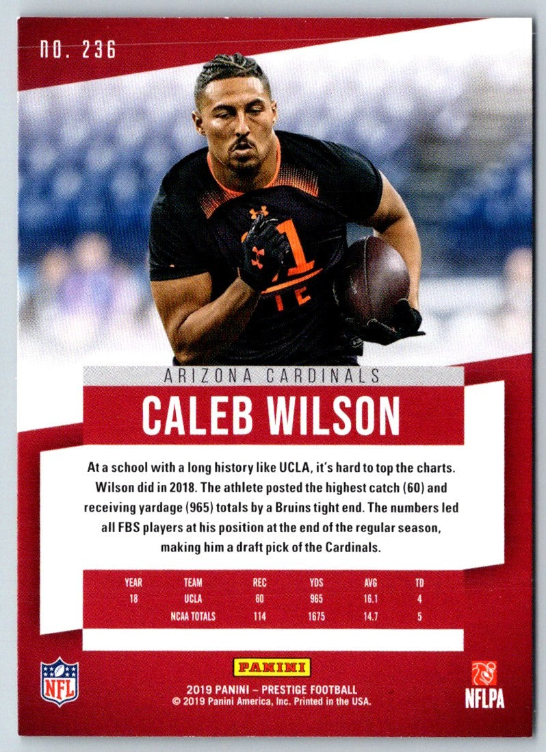 2019 Panini Prestige Caleb Wilson