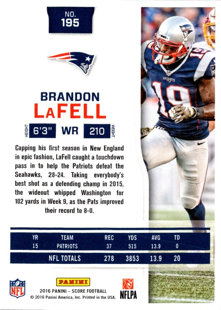 2016 Score Brandon LaFell