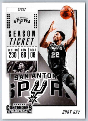 2018 Contenders Rudy Gay #77