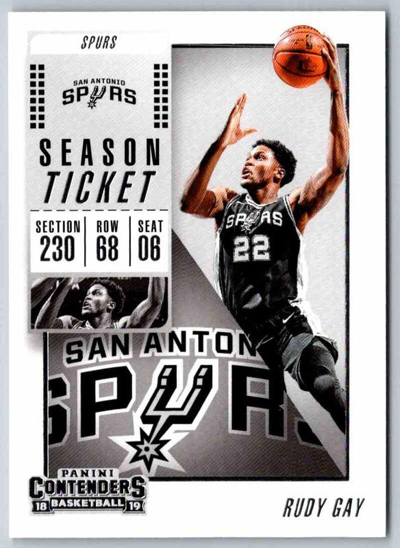 2018 Contenders Rudy Gay #77