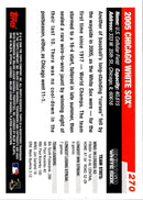 2006 Topps Chicago White Sox