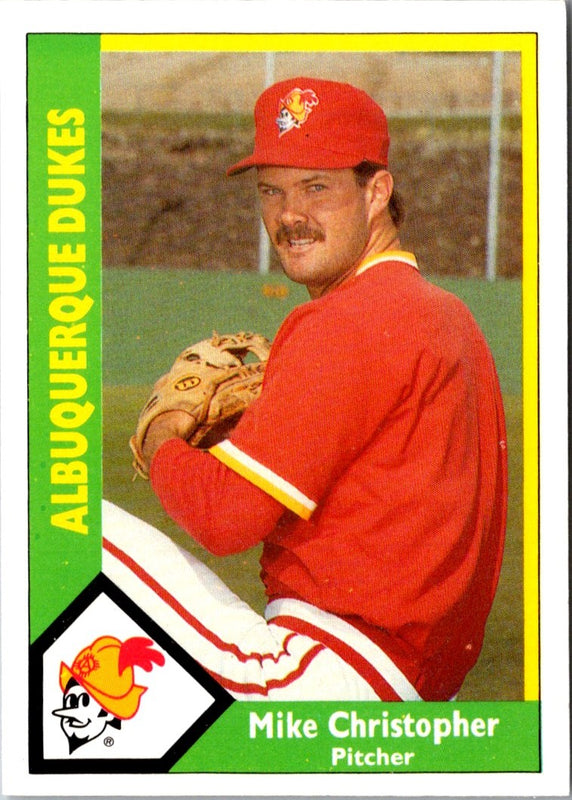 1990 CMC Albuquerque Dukes Mike Christopher #1