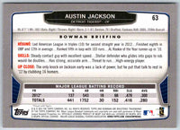 2013 Bowman Austin Jackson #63