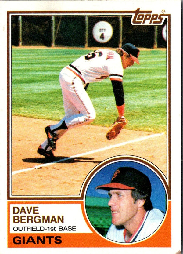 1983 Topps Dave Bergman #32