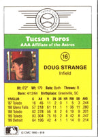 1990 CMC Tucson Toros Doug Strange #16