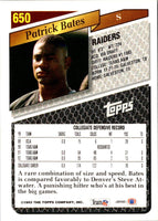 1993 Topps Gold Patrick Bates #650