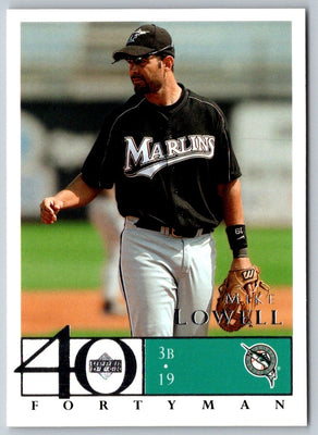 2003 Upper Deck 40-Man Mike Lowell #599