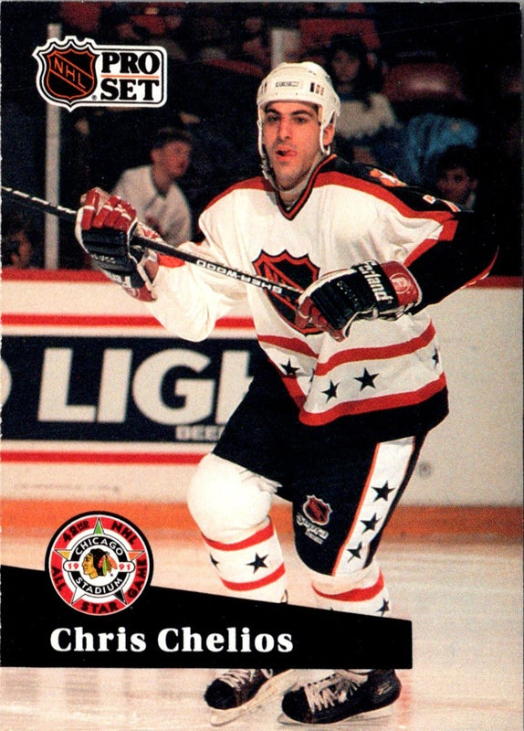 1991 Pro Set Chris Chelios #278