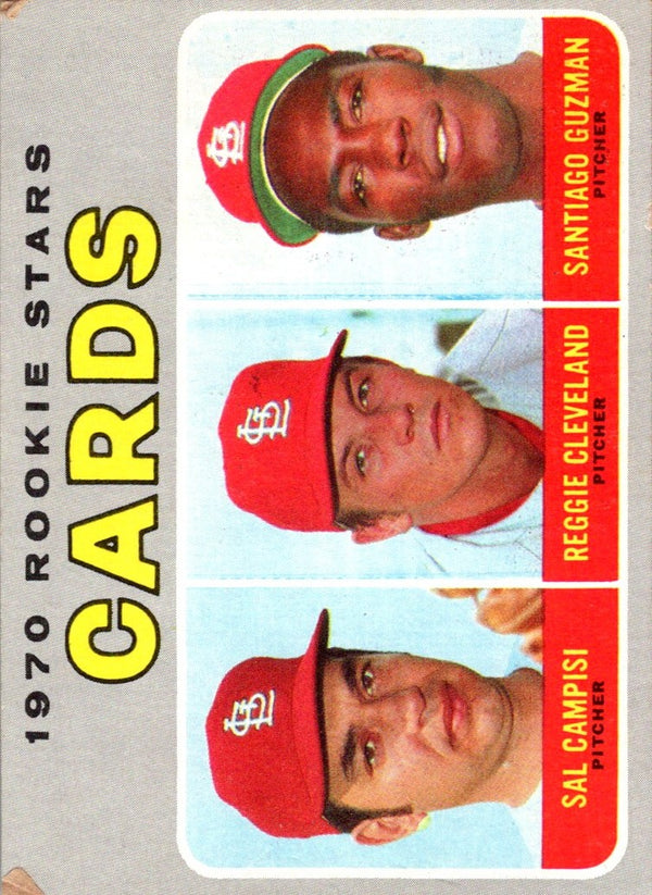 1970 Topps Cardinals 1970 Rookie Stars - Campisi/Cleveland/Guzman #716 EX-MT+