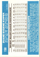 1982 Donruss Duane Kuiper