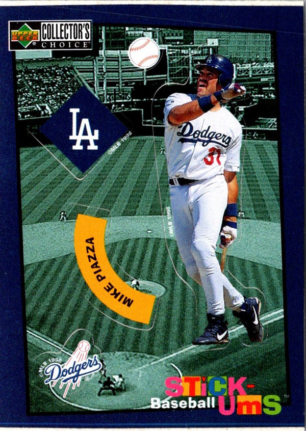 1998 Collector's Choice Stickums Mike Piazza #15