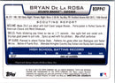 2012 Bowman Draft Picks & Prospects Chrome Bryan De La Rosa
