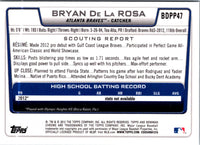 2012 Bowman Draft Picks & Prospects Chrome Bryan De La Rosa #BDPP47