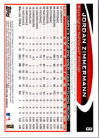 2012 Topps Opening Day Jordan Zimmermann #8