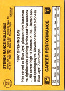 1987 Donruss Opening Day Rance Mulliniks