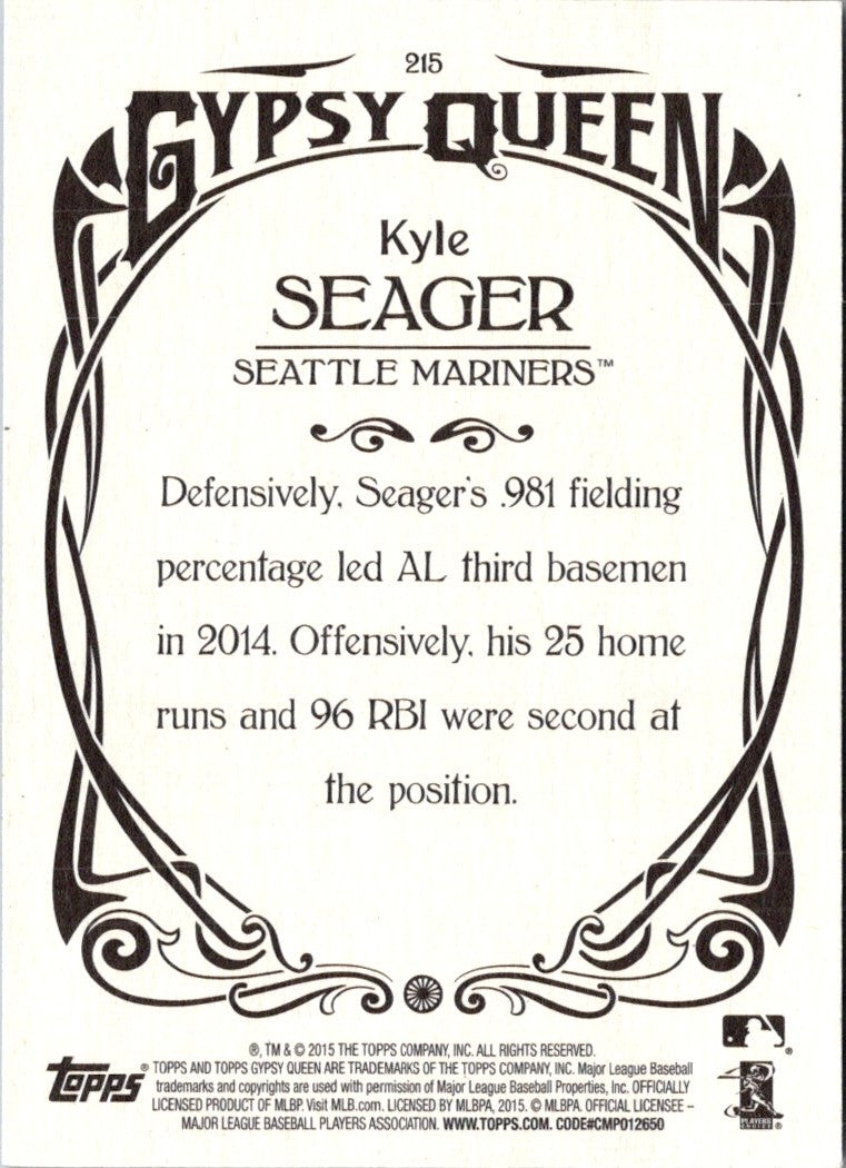 2015 Topps Gypsy Queen Kyle Seager