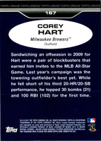 2011 Topps Lineage Corey Hart #167