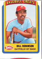 1990 Swell Baseball Greats Bill Robinson #114