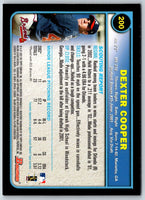 2003 Bowman Dexter Cooper #200 Rookie