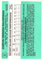 1984 Donruss Curt Wilkerson #99 Rookie