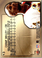 2001 Fleer Showcase Champ Bailey #43
