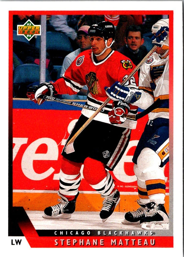 1993 Upper Deck Stephane Matteau #214