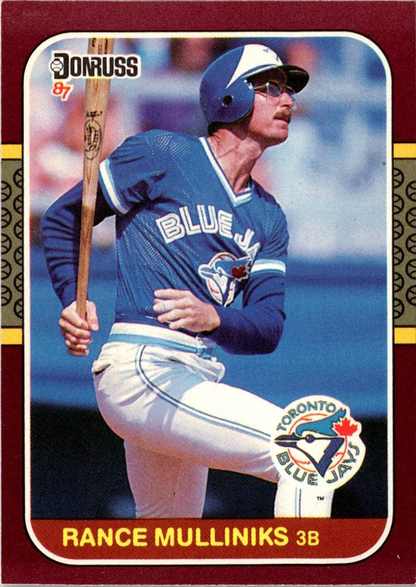 1987 Donruss Opening Day Rance Mulliniks #32