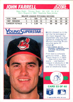 1988 Score Young Superstars I John Farrell #33