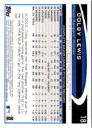 2012 Topps Colby Lewis