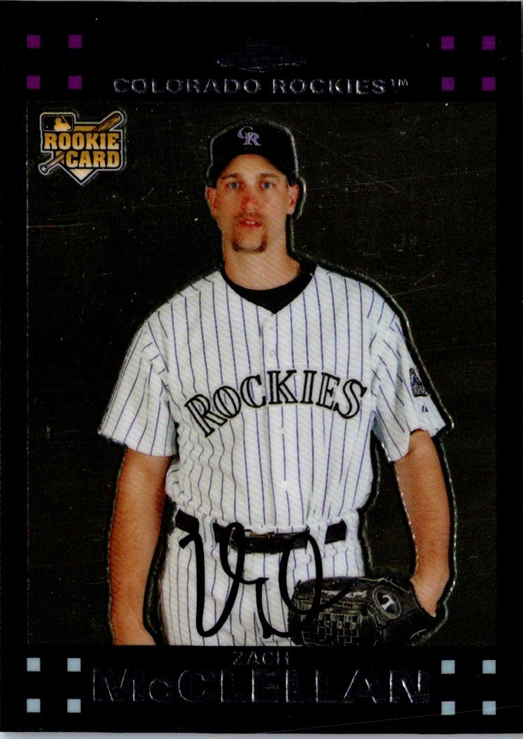 2007 Topps Chrome Zach McClellan