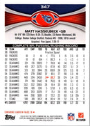 2012 Topps Matt Hasselbeck