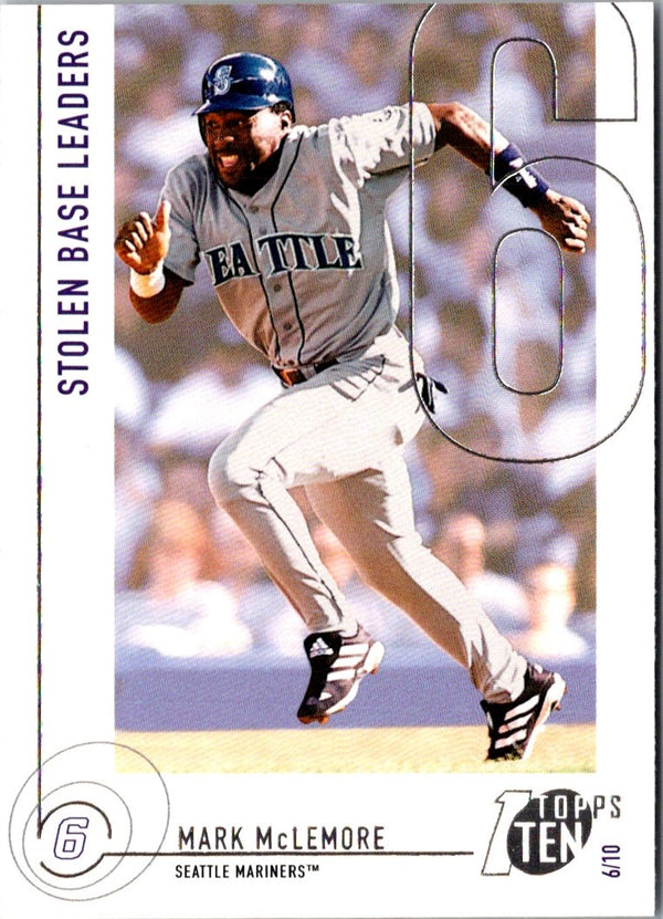 2002 Topps Ten Mark McLemore #77