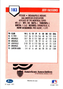 1991 Line Drive AAA Jeff Fassero