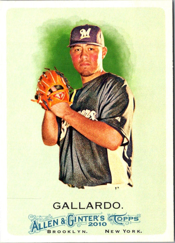 2010 Topps Allen & Ginter Yovani Gallardo #43