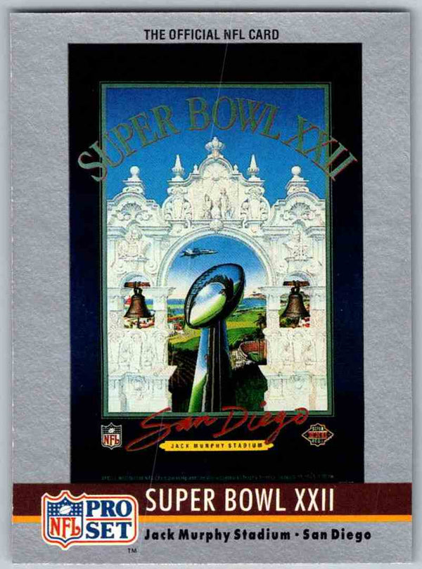 1990 Score Magic Motion Super Bowl Trivia Super Bowl Trivia #22