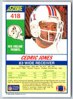 1990 Score Cedric Jones #418