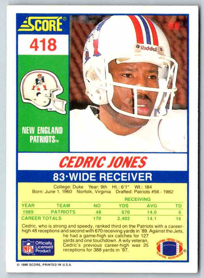 1990 Score Cedric Jones