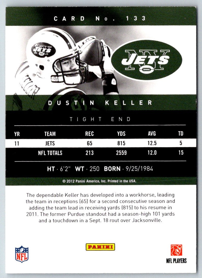 2012 Panini Prestige Dustin Keller