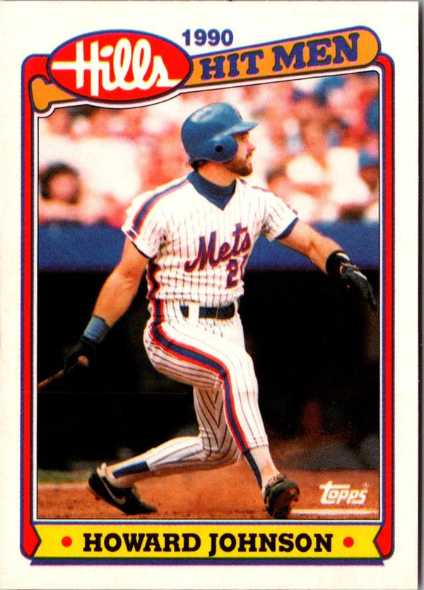 1990 Topps Hills Hit Men Howard Johnson #33