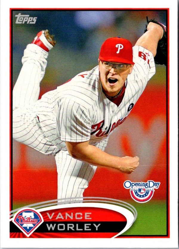 2012 Topps Opening Day Vance Worley #56